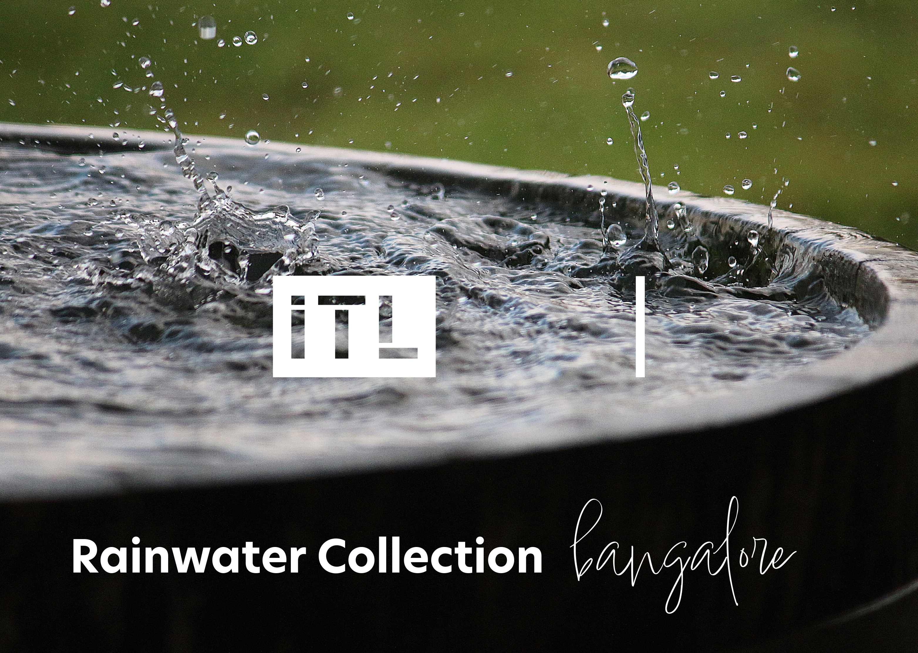ITL Rainwater harvesting in ITL Bangalore, India. Representative image 